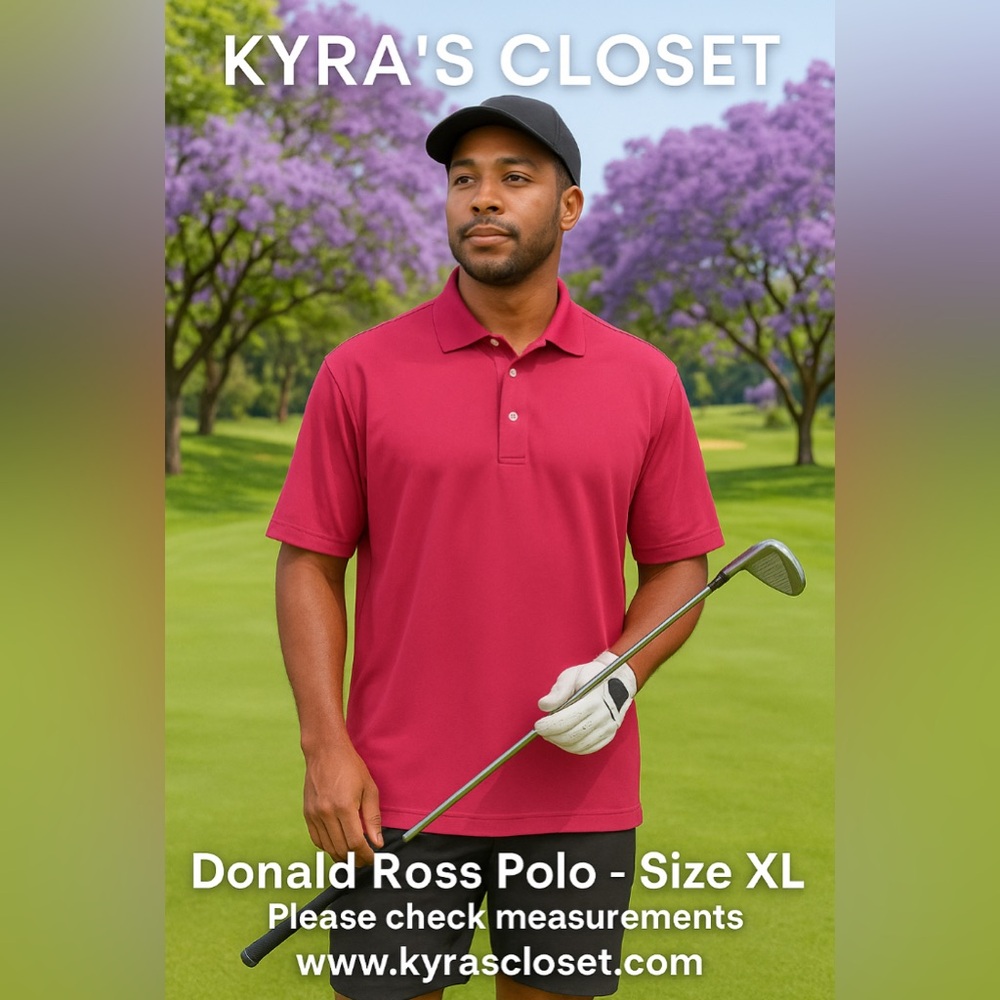 Donald Ross Performance Polo – Size XL